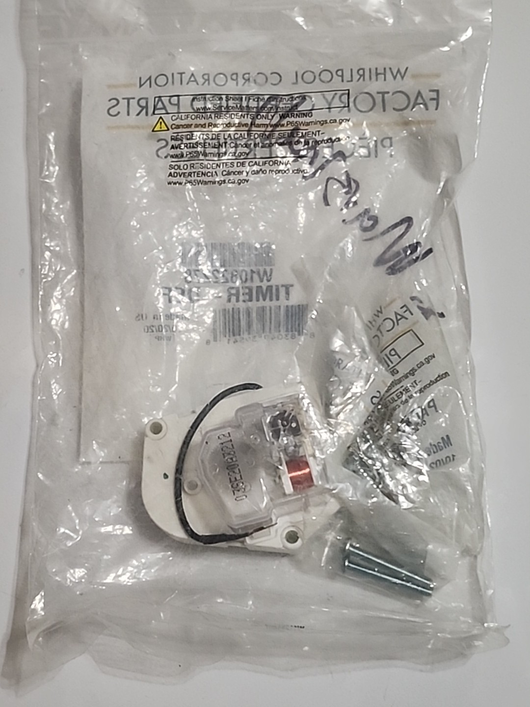 W10822278 Whirlpool Refrigerator Defrost Timer Genuine FSP OEM New gallery