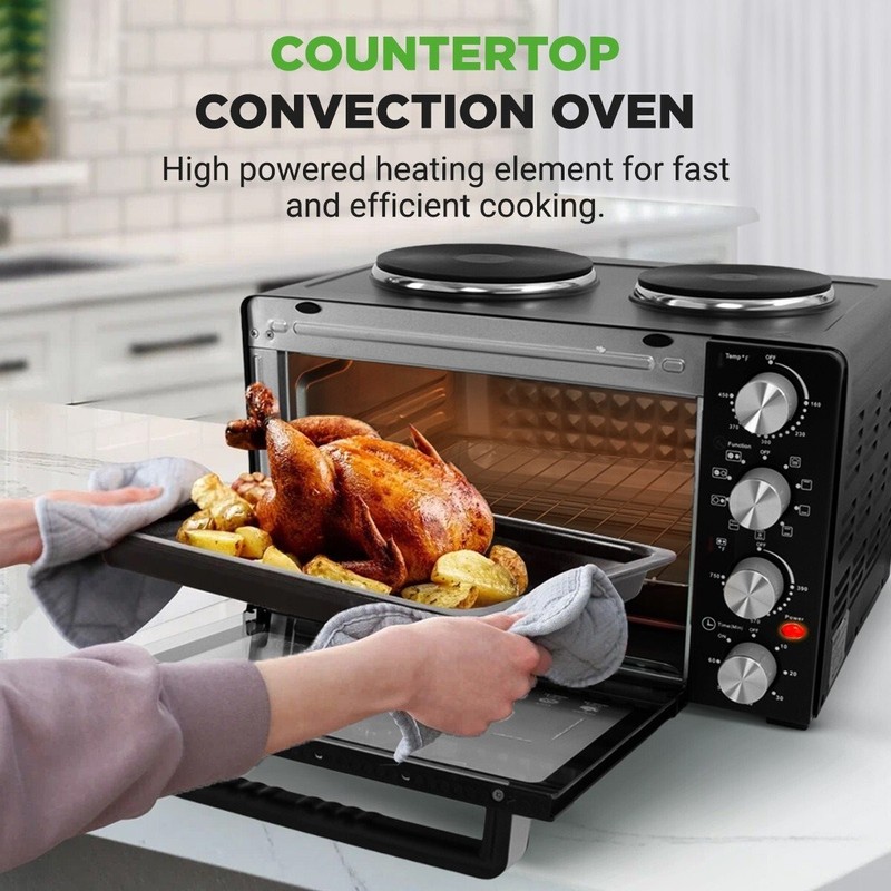 NutriChef Multi-Function Convection Oven - Counter Top Rotisserie Toaster Oven gallery
