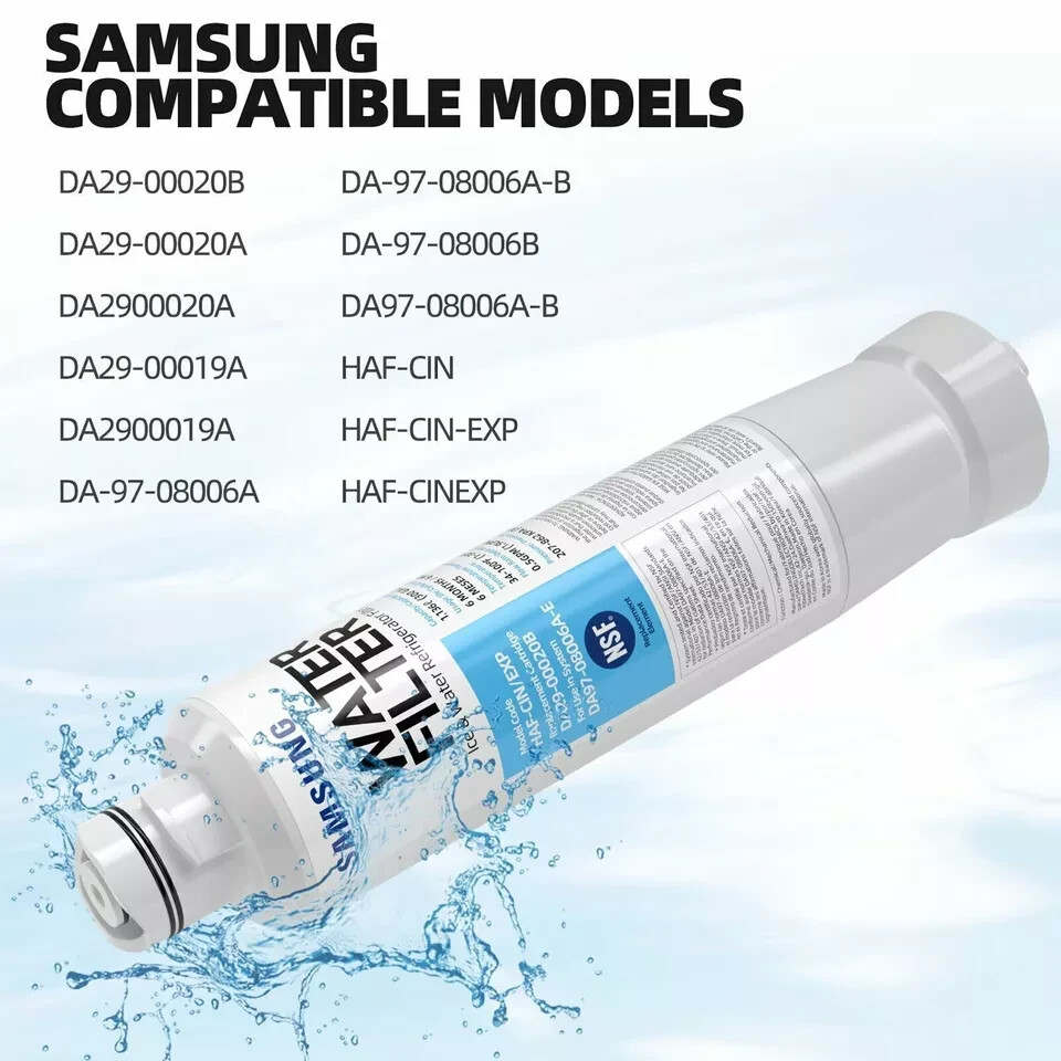 2 Pack Samsung DA29-00020B HAF-CIN/EXP Replacement Refrigerator Water Filter gallery