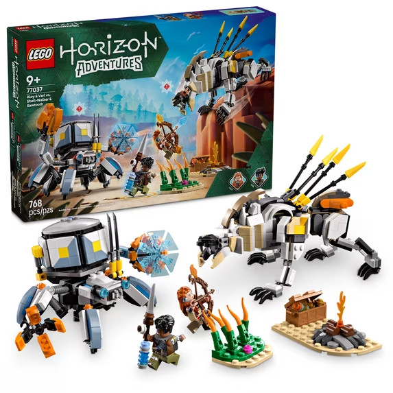 Horizon Adventures Aloy & Varl vs. Shell-Walker & Sawtooth 77037 (9+) gallery