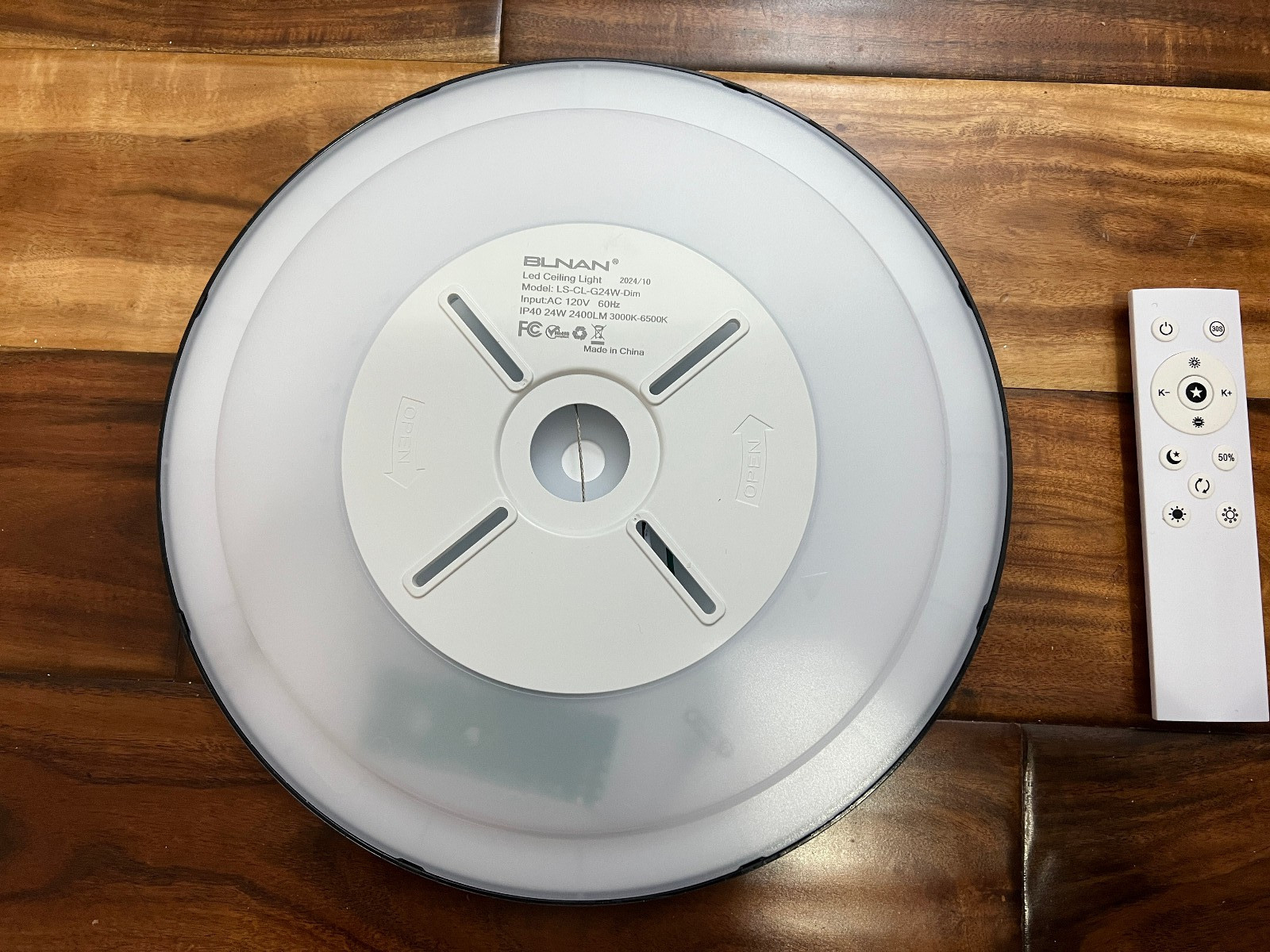BLNAN Led Ceiling Light Model LS-CL-G24W-Dim 3000K-6500K gallery