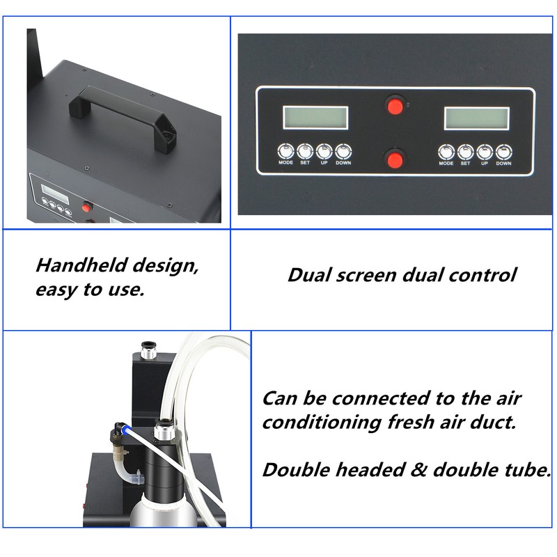 Commercial HVAC Scent Diffuser System Smart Aroma Machine 2*1000ml Dual Control gallery