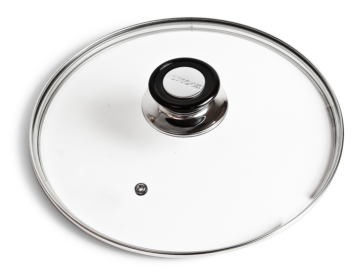 JOYCOOK Tempered Glass Lid/Tip for Perfect See Through Cooking 26 cm (10.24") gallery