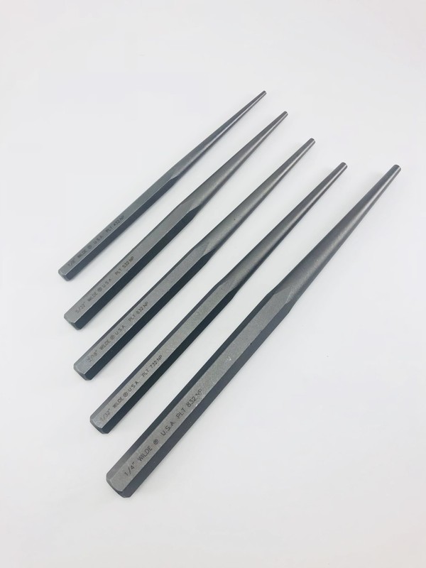 Wilde Tool 5pc Extra Long Taper Line up Drift Punch Set Professional MADE IN USA gallery