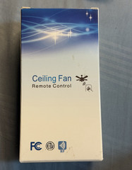 Ceiling Fan RF Remote Control Handheld, For Ceiling Fan, ETL Listed, FCC
