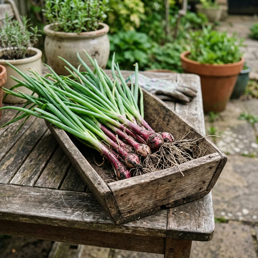 1000 Red Welsh Onion Seeds for Planting - Variety for Home Gardening gallery