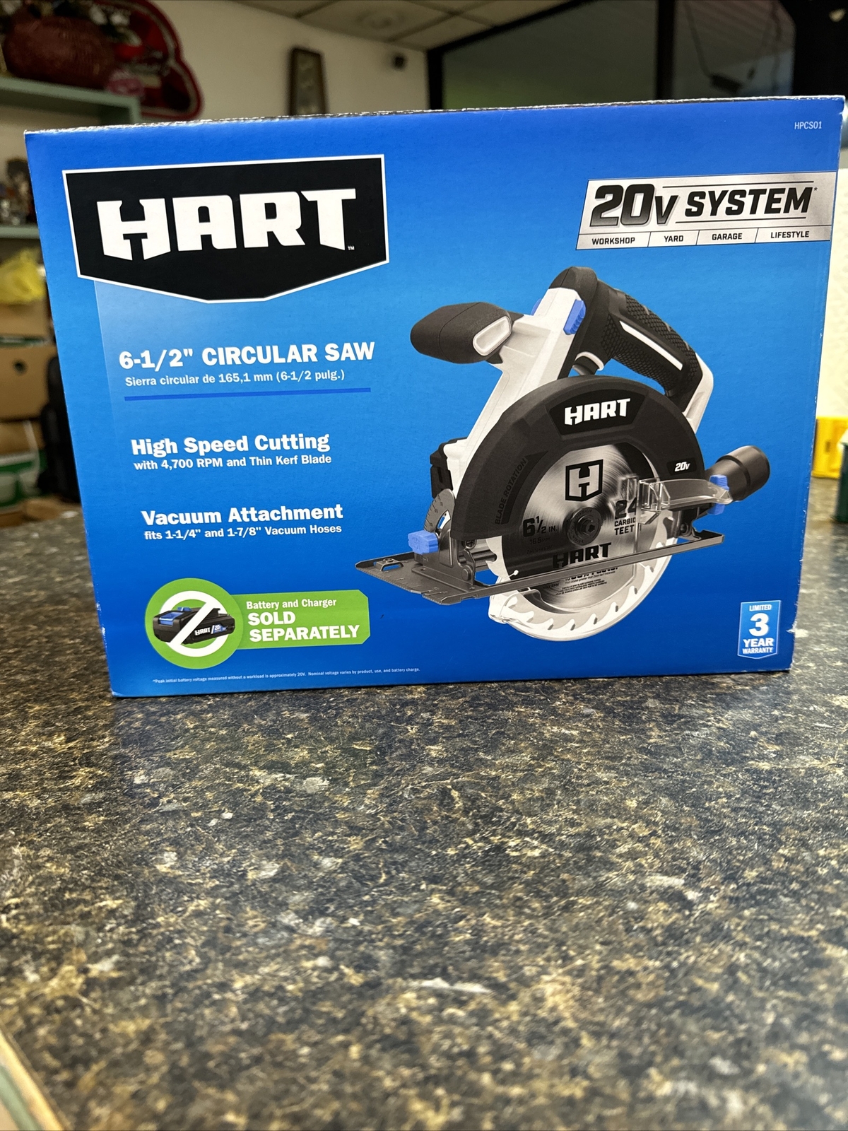 NEW HART 20V Cordless 6.5-Inch Circular Saw (Battery Not Included) HPCS01/// gallery