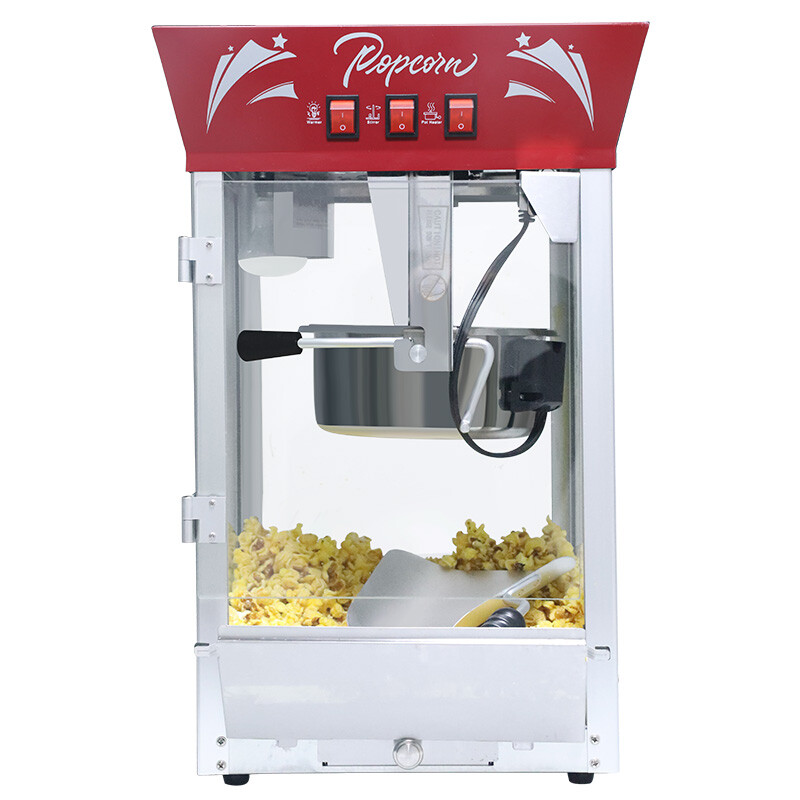 Commercial Popcorn Machine Maker Popper Countertop Large 12-Ounce Kettle 850W gallery