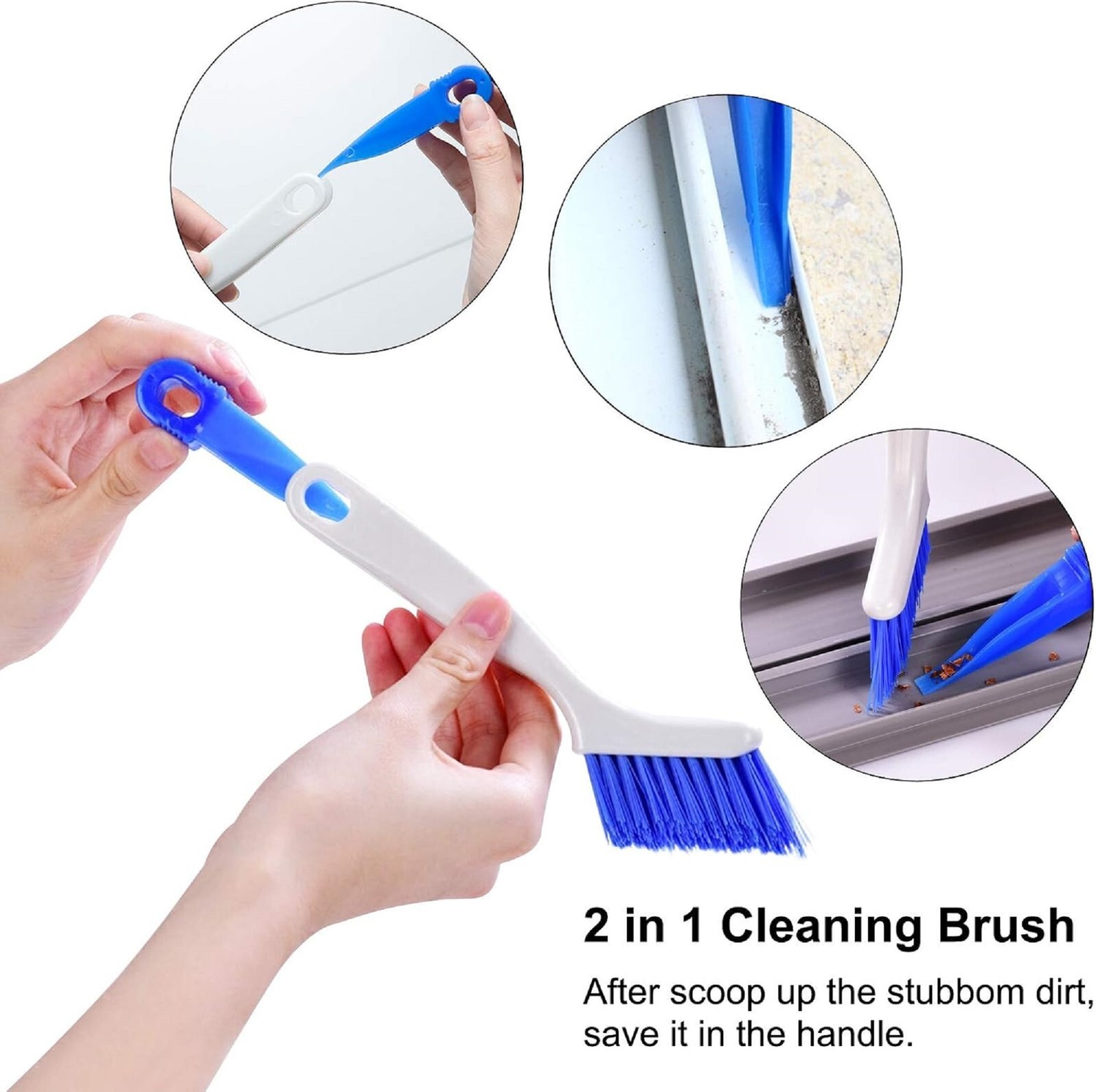 4 PCS Small Cleaning Brush Set – Compact Scrub Brushes for Kitchen Sink gallery