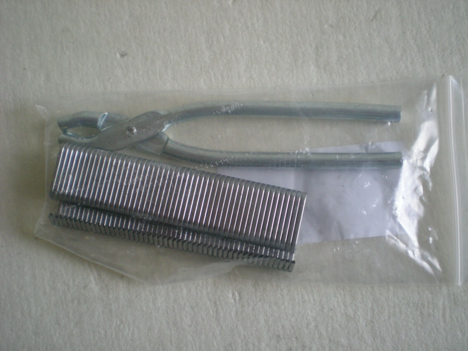 Hog Ring Pliers Kit With 100pcs Rings Tool Set For Seat Cover Upholstery gallery