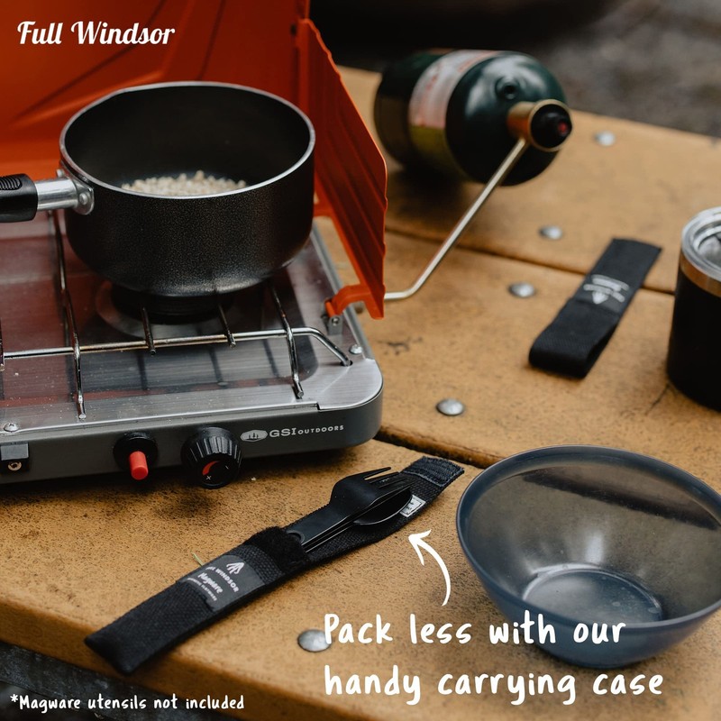 Full Windsor Magware Single Set Pouch - Travel & Camping Utensils Black gallery