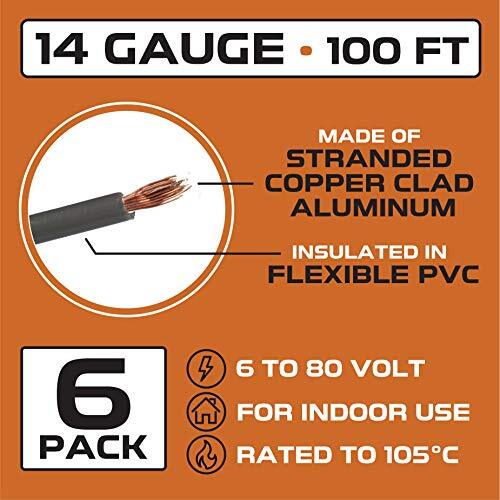 Iron Forge Cable 14 Gauge Primary Automotive Wire - 6 Roll Assorted Colors gallery