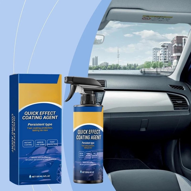 Quick Effect Car Coating Spray 2 Pack, Waterless Wash Polish, Paint Protection gallery