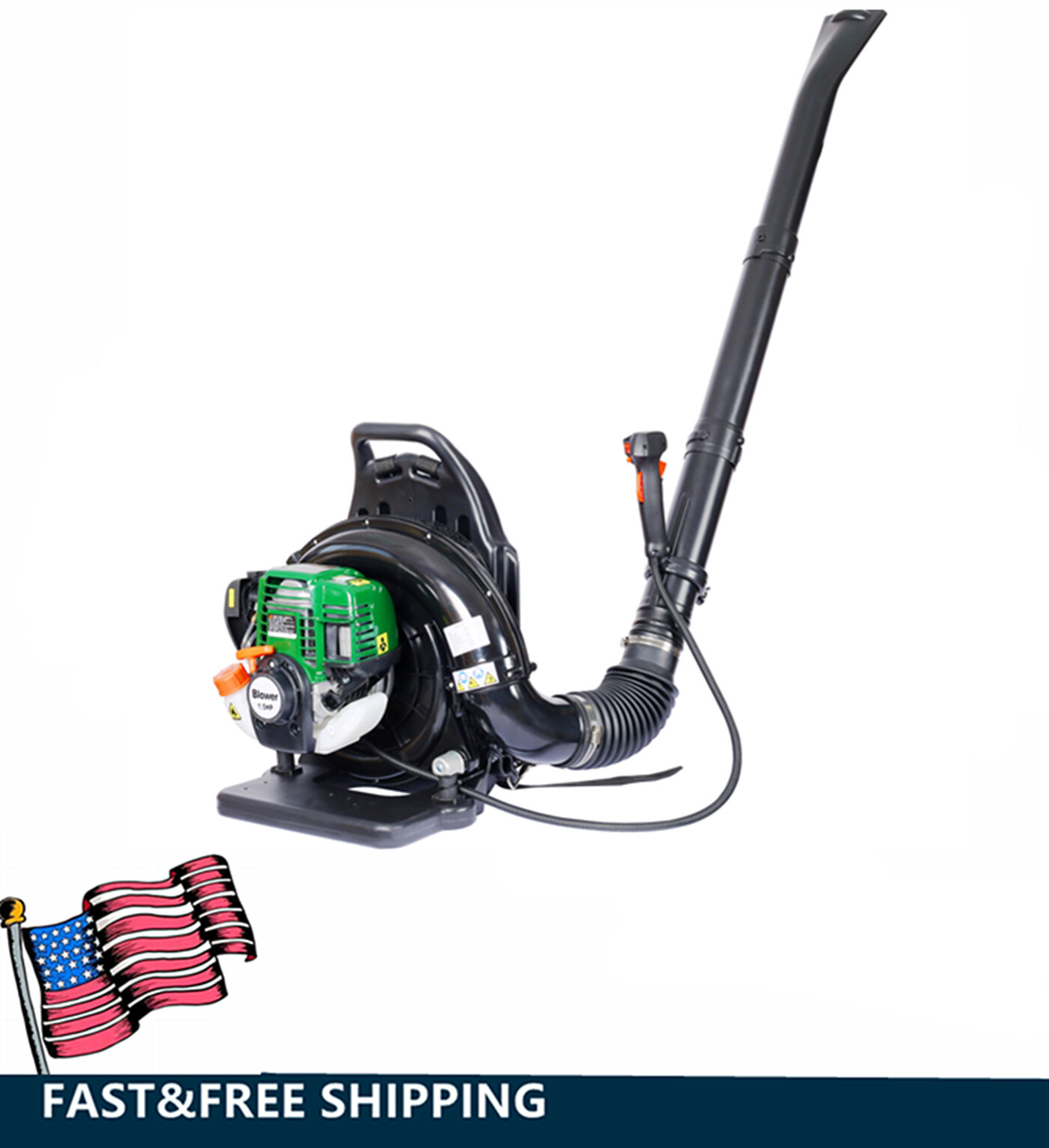 Backpack Leaf Blower 38cc 1.5HP 580CFM Gas Leaf Blower Cordless Handheld gallery
