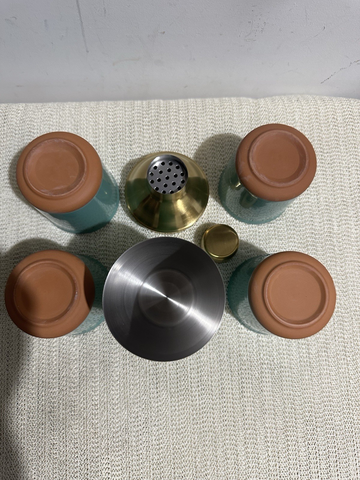 Casamigos Tequila Turquoise Cups Set 4 And 1 Cocktail Shaker FIFA 2026 gallery