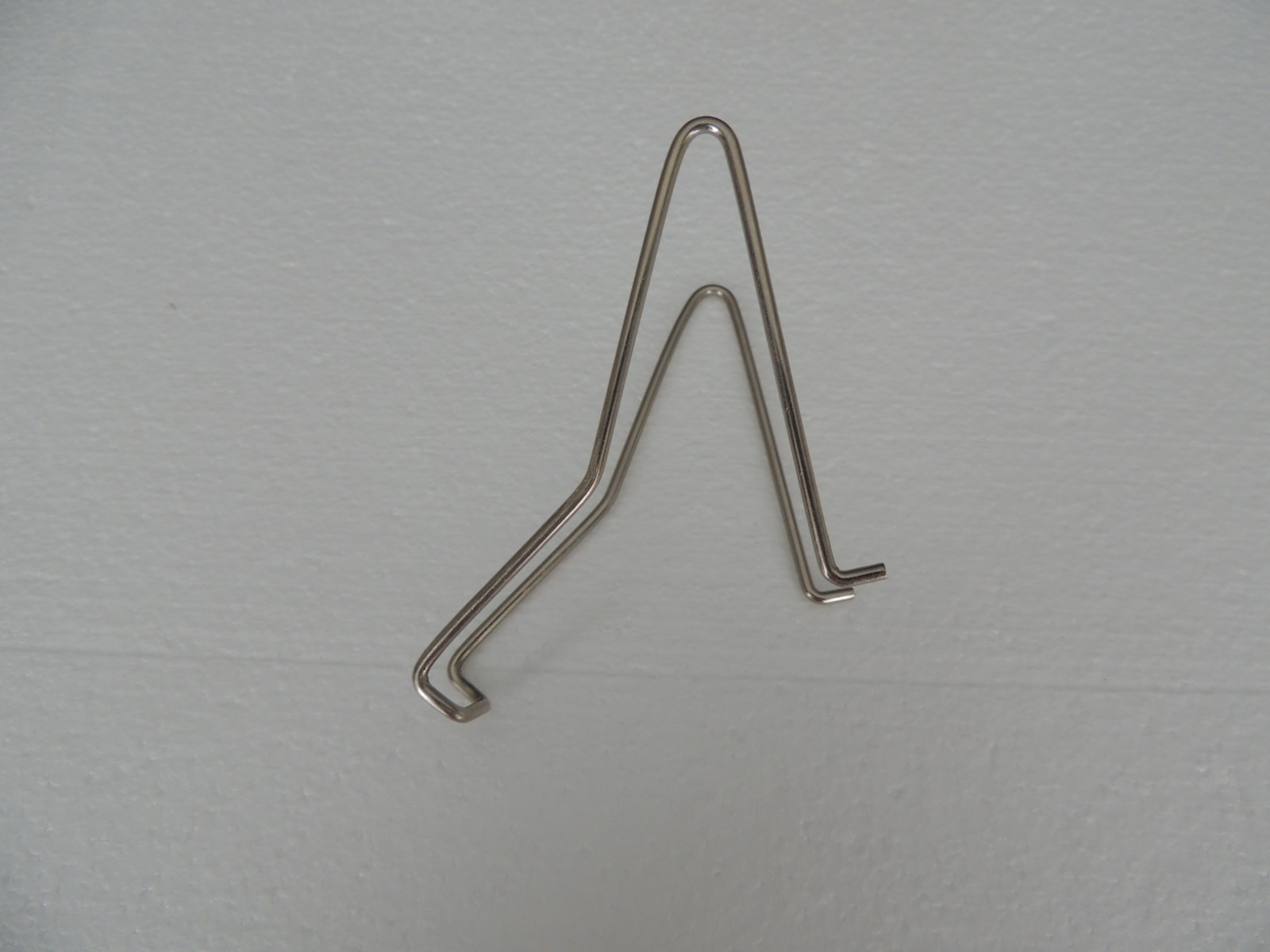 Easel Display Stand Small Size SILVER Color Metal FRONT TO BACK 4 INCH 2" HEIGHT gallery