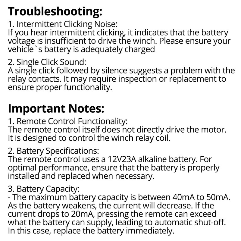 Wireless Winch Remote Control Kit, 12V 250A Winch Solenoid Relay Contactor + 12V gallery