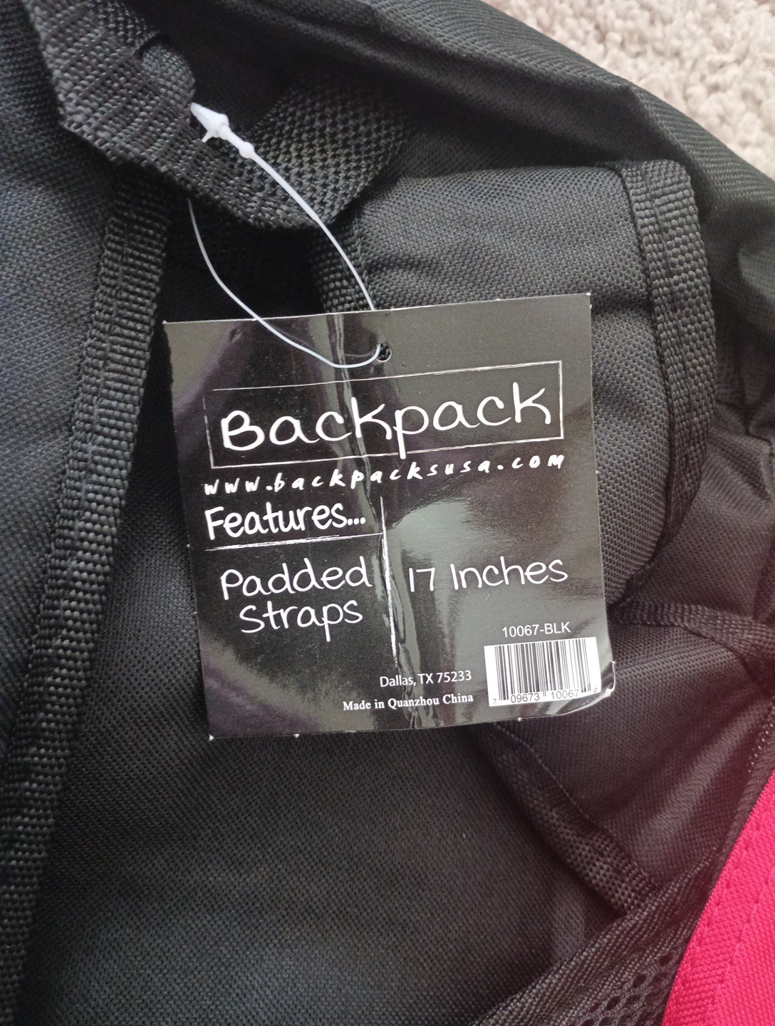 Two Backpacks Mode west Light One red And One Black For Light Use 5