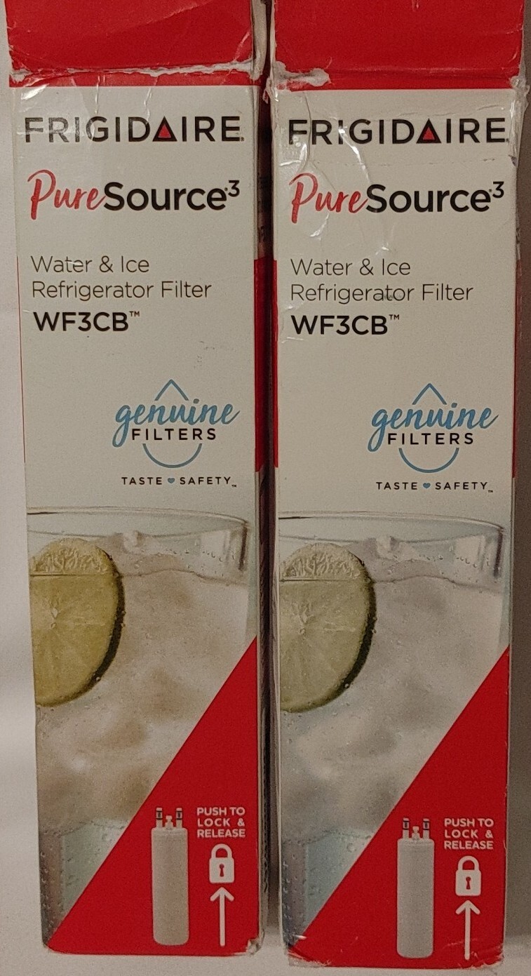 2 Pcs Frigdaire WF3CB Pure Source 3 Refrigerator Ice & Water Filter gallery