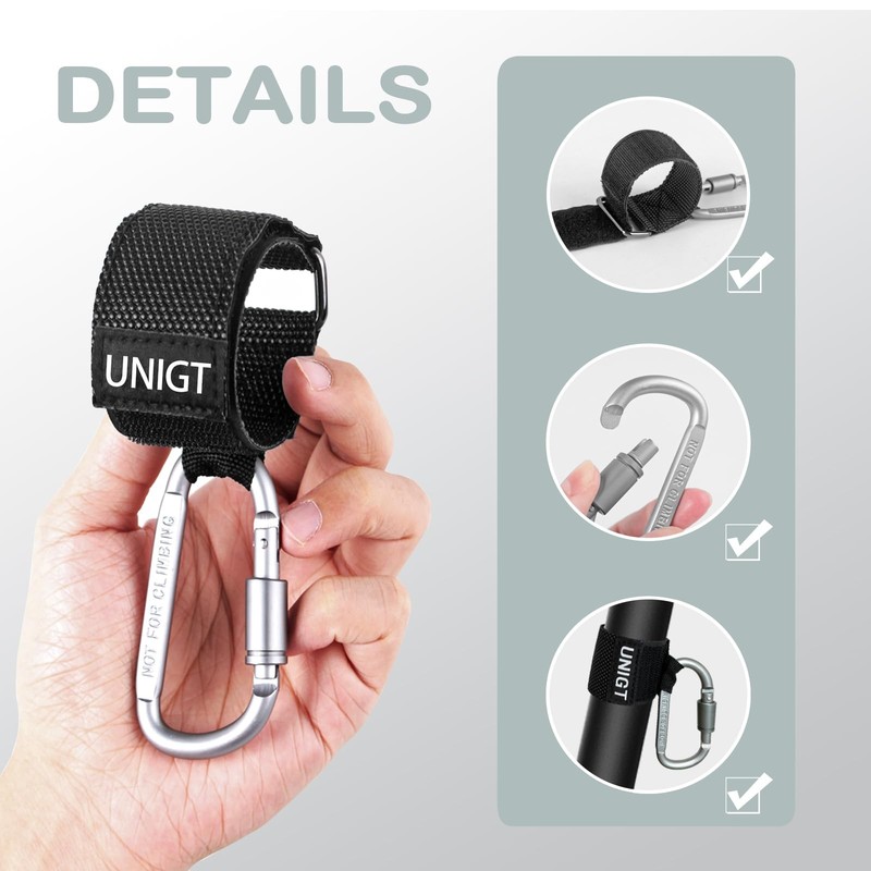 4 Pack UTV Hooks for Headsets, Helmets, Goggles Carabiner Accessory Hanger gallery