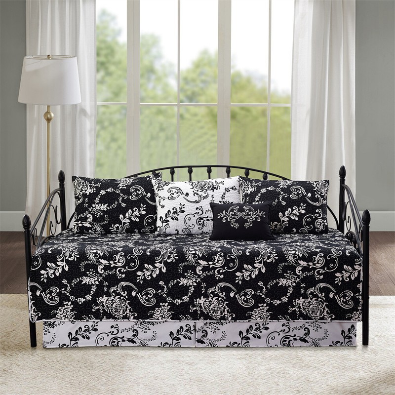 Boho Daybed Cover Set 6pc – Reversible Microfiber Bedding Lightweight All Season gallery