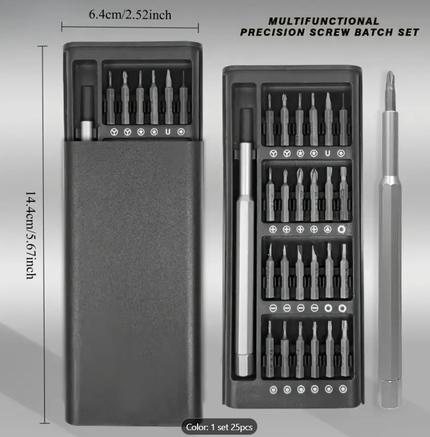 25-in-1 Precision Maintenance Set, Suitable for repairing various products gallery