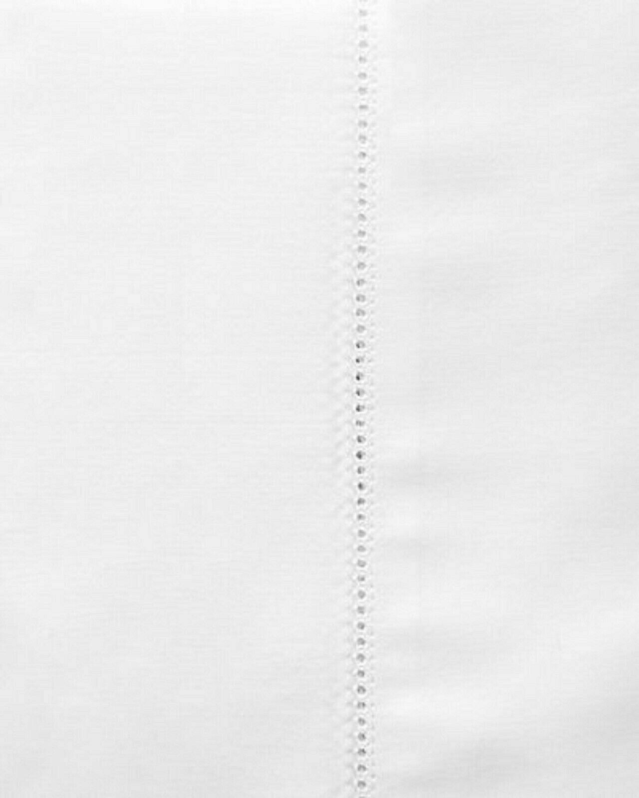 Sferra Leonardo White King Sheet Set 4 PC Solid 100% Cotton Percale Italy NEW gallery
