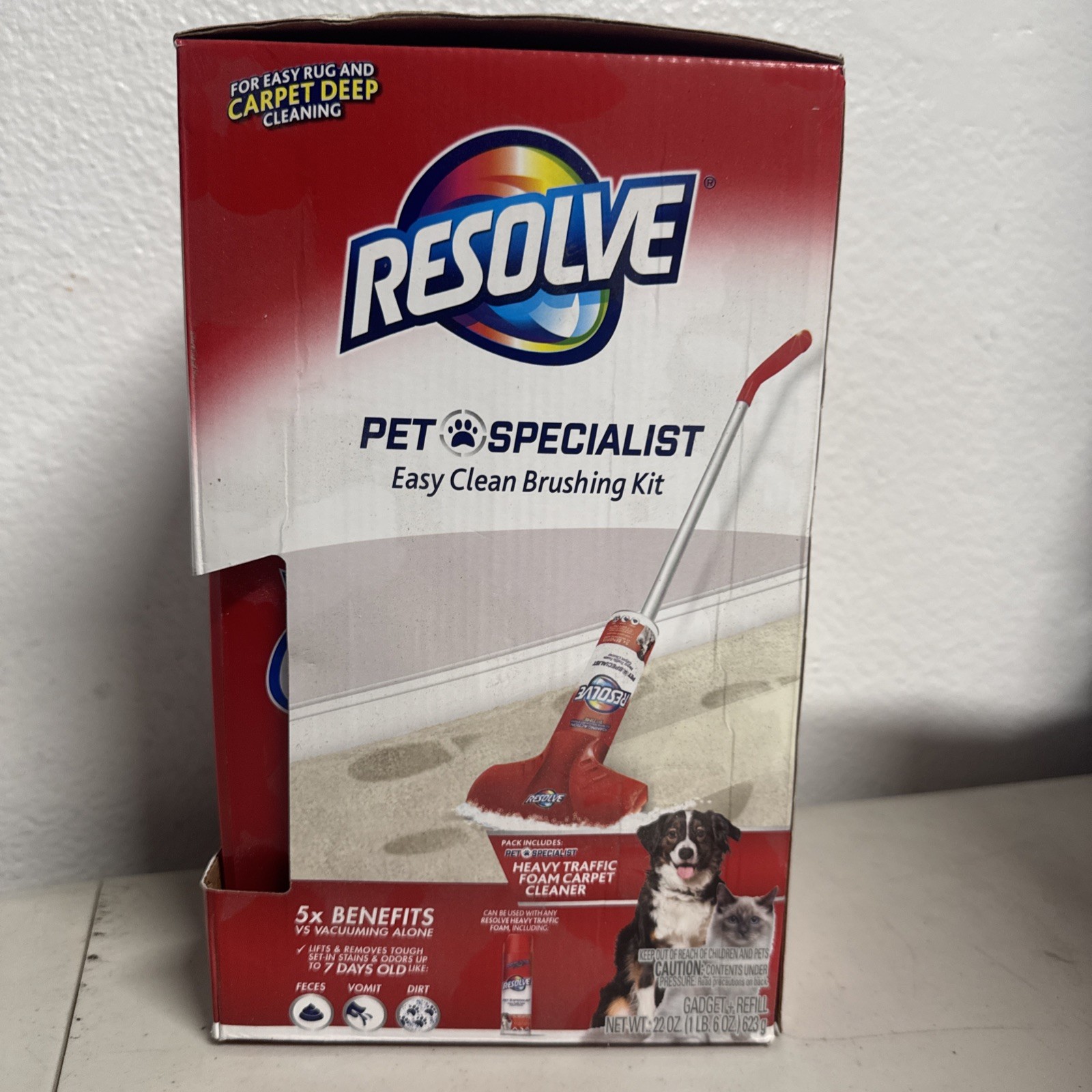 Resolve Easy Clean Pet Specialist Brushing Kit Heavy Traffic Carpet Cleaning gallery