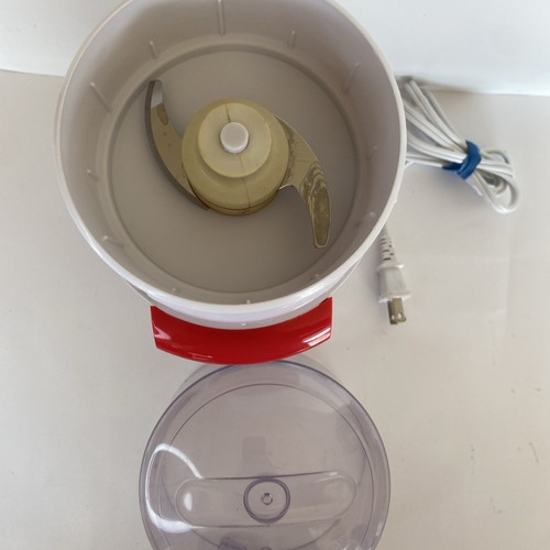 Ultimate Chopper CH-1 Food Processor 500 Watts 750 Megapower RARE RED Tested gallery