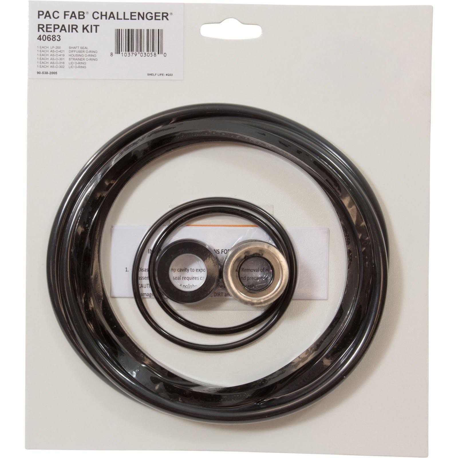 All Seals O-Ring Kit Pac Fab Challenger Pump Rebuild Kit AS-058H gallery