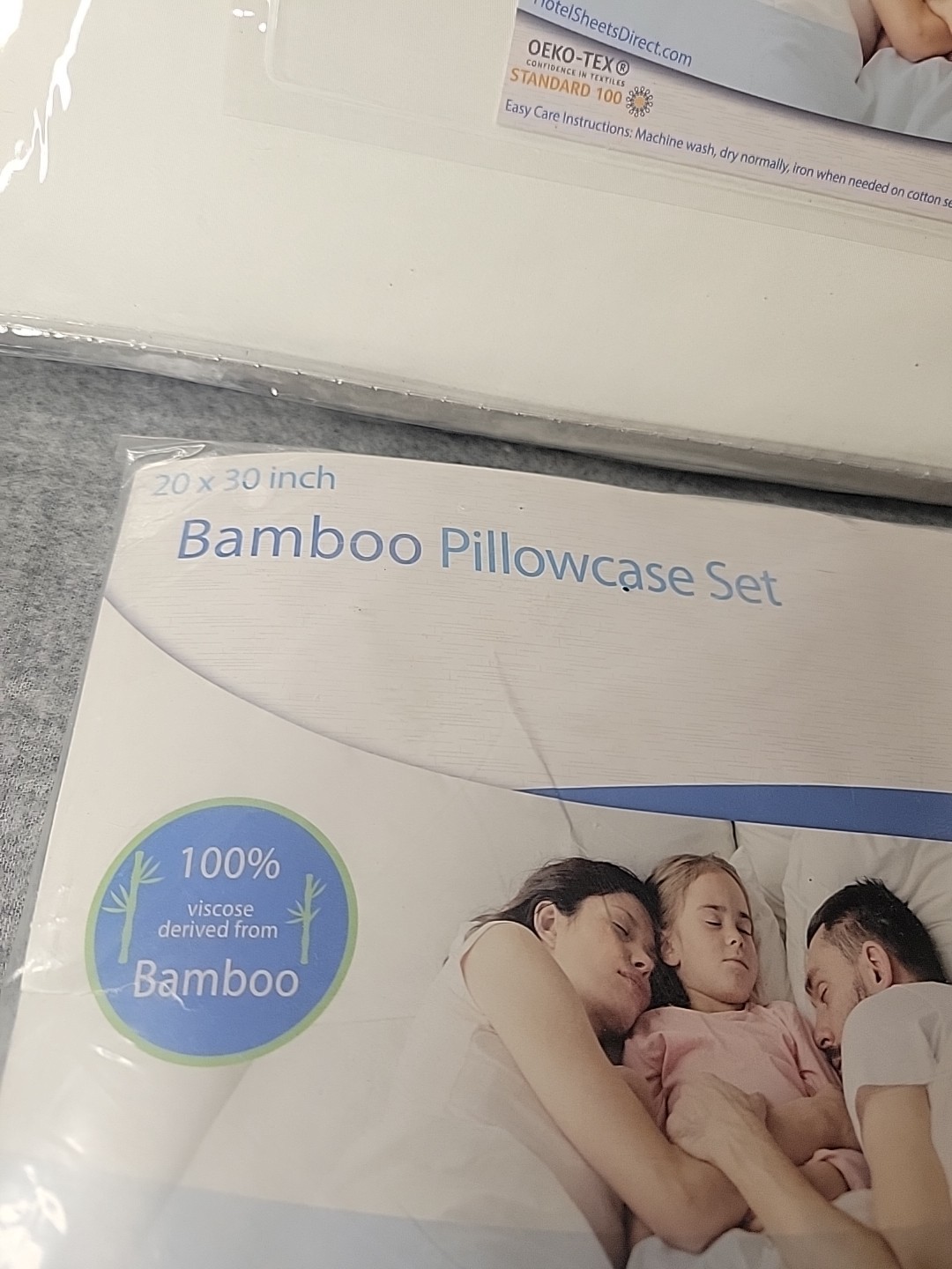 Hotel Sheets Direct 100% Bamboo - Queen Size 4 Piece Set - White + 2 Pillowcases gallery