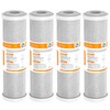 4-Pack CTO Carbon Block Water Filter 10"x2.5" Replacement for Whole House RO 5μm gallery
