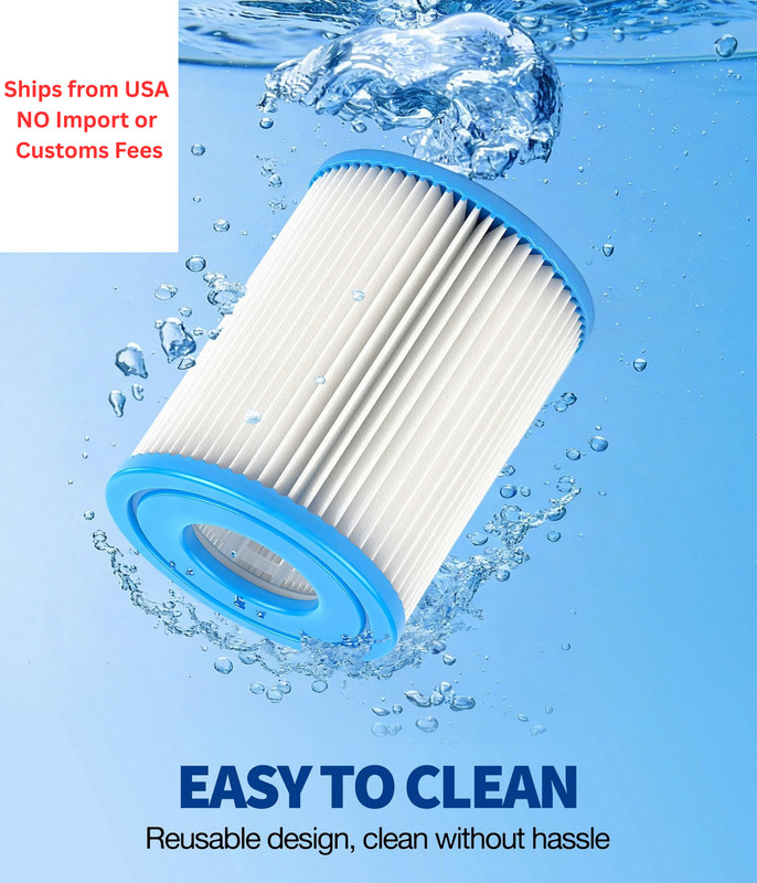 BluClear Universal High-Efficiency Type I Pool Filter Cartridge(4 White gallery