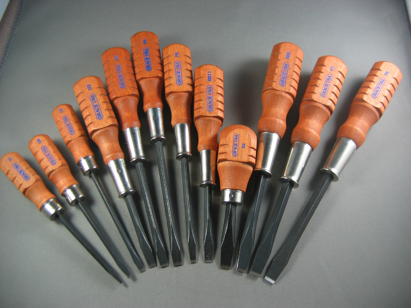 GRACE USA 12 PC PROFESSIONAL SCREWDRIVER SET USA MADE!! MACHINISTS GUNSMITHS HG gallery