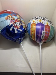 Happy Birthday Balloon Small Set Child Adult Balloons Party Special Occasion Dog