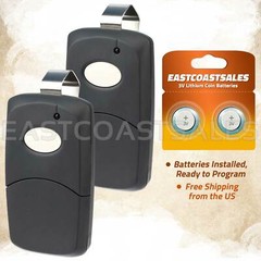 2x For 3089 Multi-Code Multicode 308911 Linear MCS308911 300mhz Remote Black