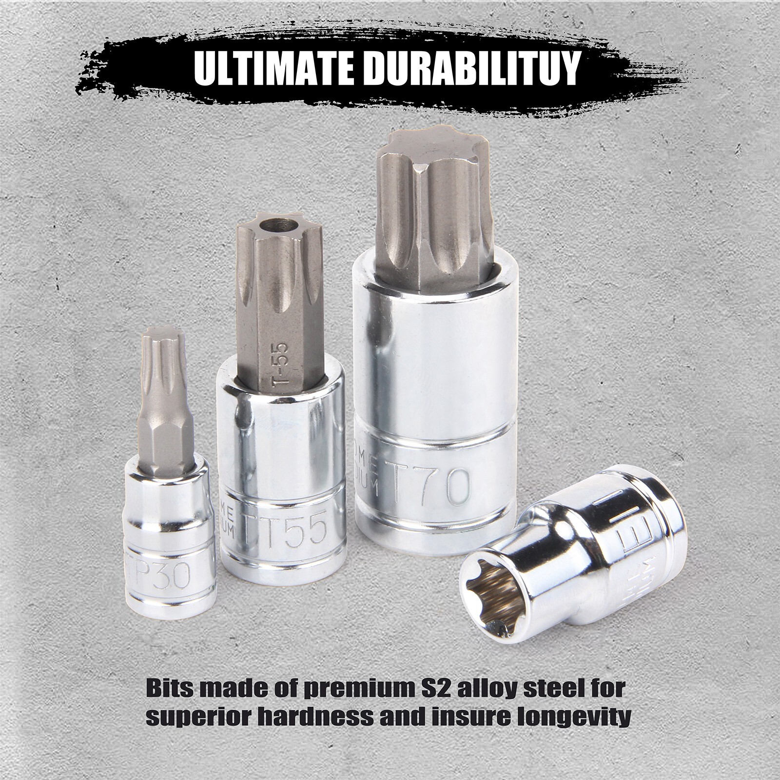 60PCS Master Torx Bit Socket and Female External Torx Socket Set, CR-V&S2 Steel gallery