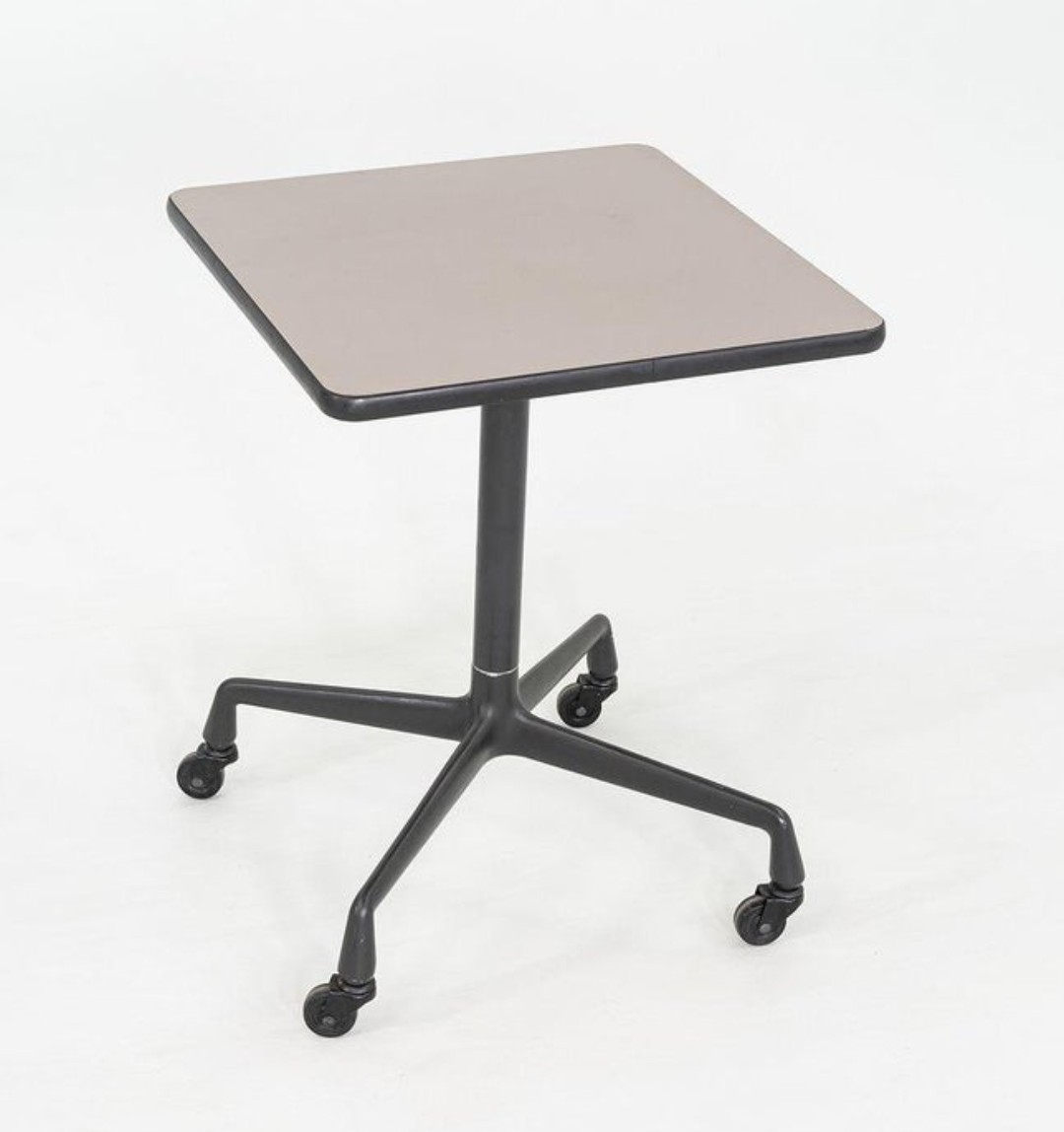 Nice Vintage Herman Miller Eames Aluminum Group Rolling Table Only $10 Shipping gallery