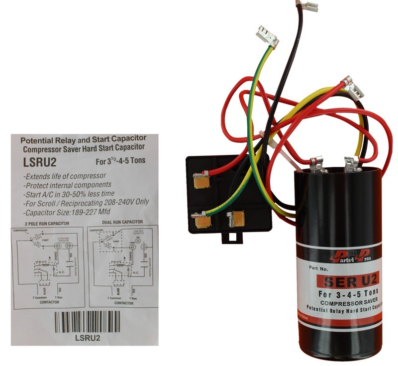 CSRU2 Compressor Saver Hard Start Kit for 3.5-4-5 Ton Systems SER-U2 LSRU2 gallery