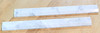 10 PCS - MARBLE PENCIL TRIM LINER 12 X 1-1/4 X 3/8" White / Gray Italian Marble gallery