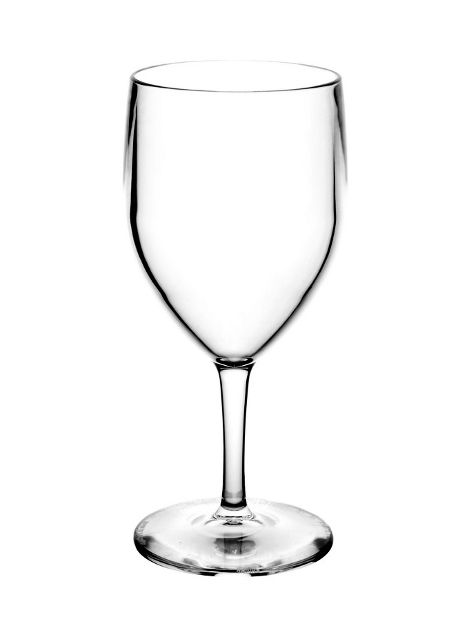 Drinkwize Wine Glass. Unbreakable Polycarbonate Plastic. 270ml (Set of 6). gallery