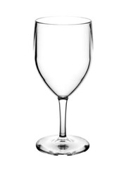 Drinkwize Wine Glass. Unbreakable Polycarbonate Plastic. 270ml (Set of 6).