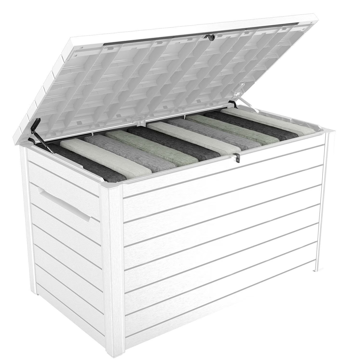 Keter Large 230 Gallon Outdoor Storage Deck Box Patio Weatherproof Resin Plastic gallery