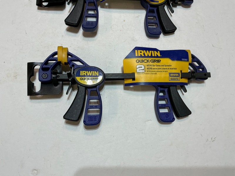 NOS Irwin MICRO Quick-Grip Bar Clamp (4-1/4") And Spreader (8") 53006 2 pks of 2 gallery