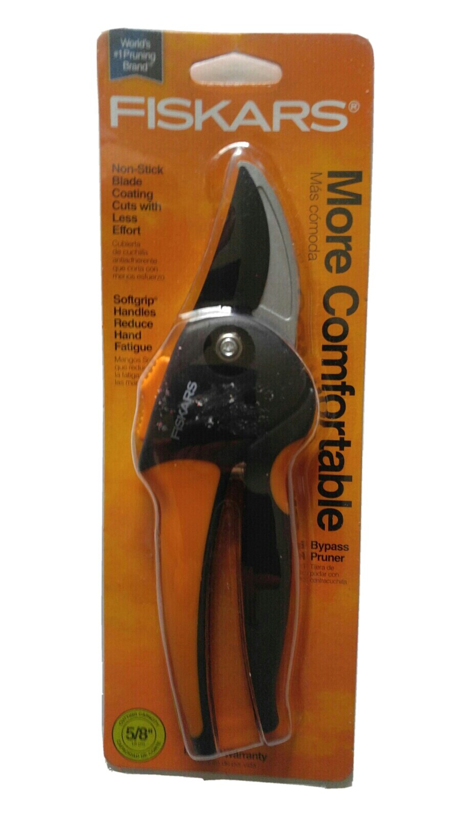 Fiskars Softgrip Bypass Pruner 5/8" Model # 7943 Non-Stick Blade New In Package gallery