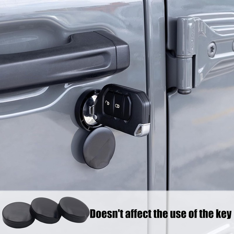 Keyhole Covers Compatible with 2018-2021 2022 2023 2024 2025 2026 Jeep Wrangl... gallery