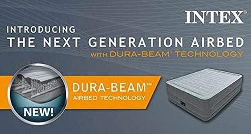 INTEX ELEVATED 18" PILLOW REST QUEEN AIR MATTRESS gallery