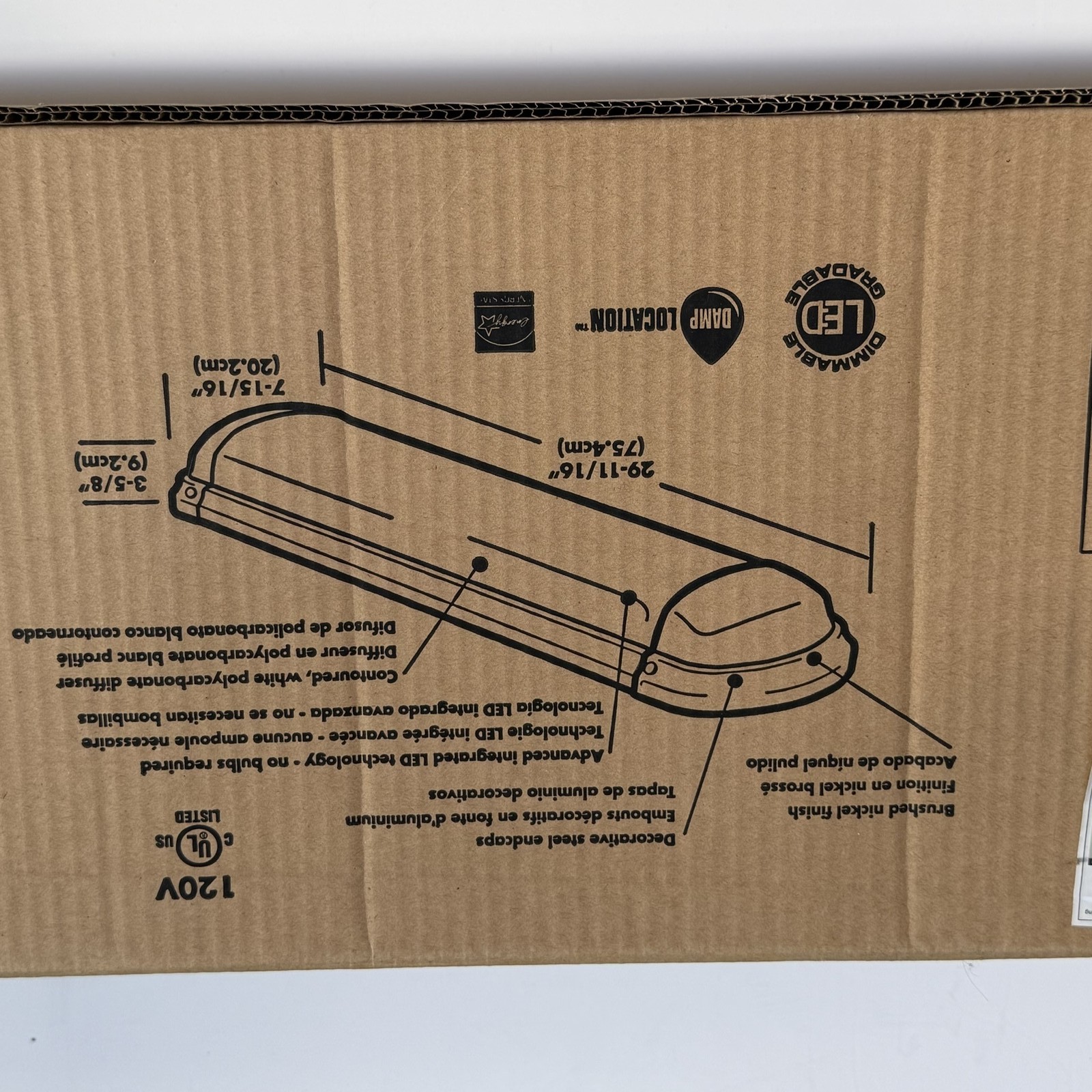 Lithonia Lighting 2ft LED Lindbergh Surface Mount Ceiling Light 4000K New gallery