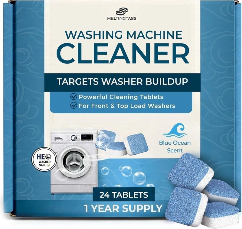 Uproot Clean Washing Machine Cleaner Tablets - 24 Pack for a 12 Month Supply. Fo gallery