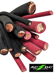 Rubber Jacket Battery & Welding Cable Copper 6, 4, 2 Gauge AWG Size By the Foot